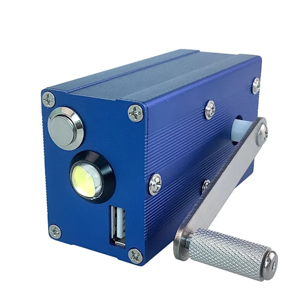 Bærbar Multifunktion Emergency Survival Hand Crank Charge Generator