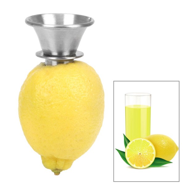 Rustfritt stål Sitron Squeezer Pourer Screen Manual  Simon Appelsin Limes Sitrus Juicer Squeeze Fruit Verktøy