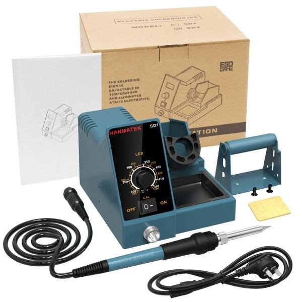 60W professionell lödstation set 200~480℃ temperatur kontroll lödkolv set