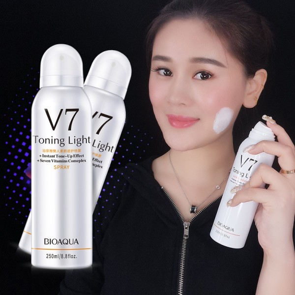 200ML Whitening Concealer Solscreen Isolation Spray Vattenproof V7 Hydration Fuktgivande