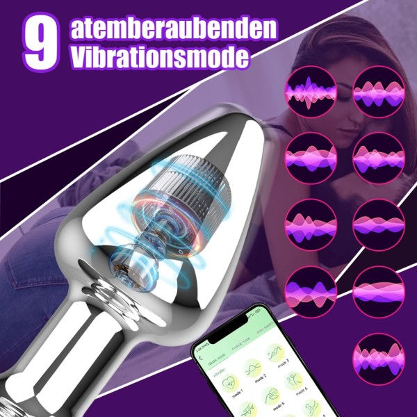 APP Vibrator Dildo But Plug Sex Legetøj til Kvinde Mænd Prostata Massager Fjernbetjening Kontrol