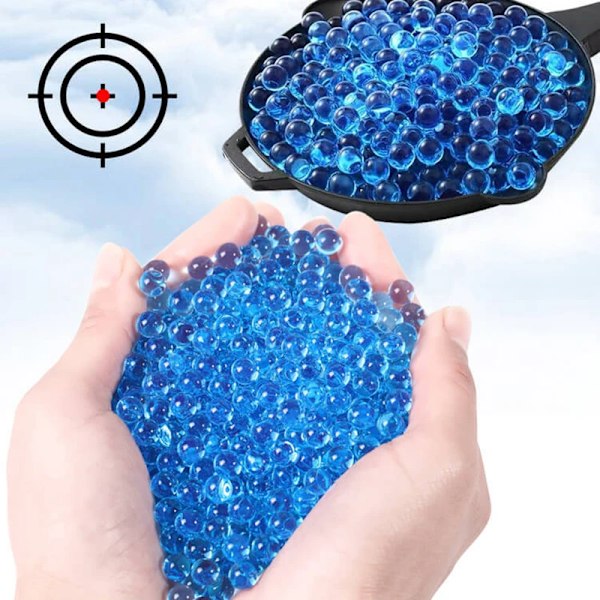 100000 stykker Vand bolde kugler Kid Gel 7-8mm Airsoft våben riffel pistol sprøjt hætte