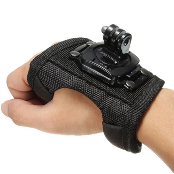 360 grader handled band arm rem bälte stativ fäste för gopro hjälte 8/7/6/5/4/3+/2 kamera näve adapter