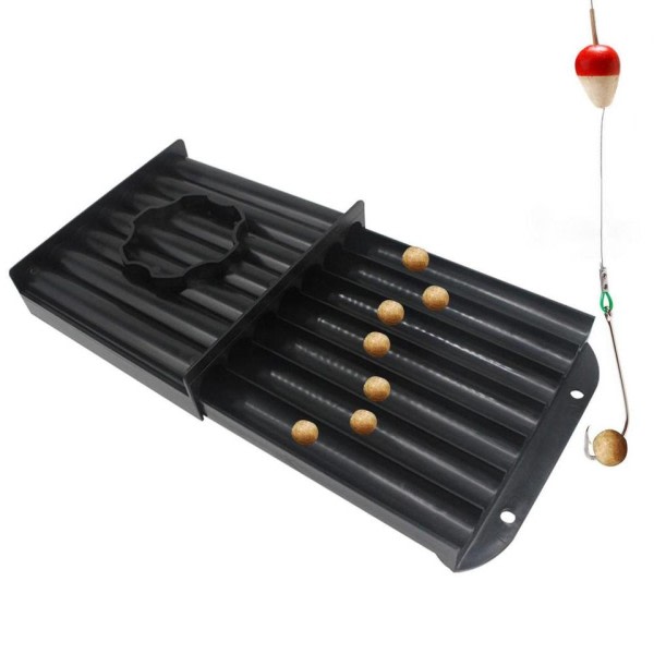 Boilie Roller European Style Bait Roller Sort PP Materiale Fiskeri Værktøj