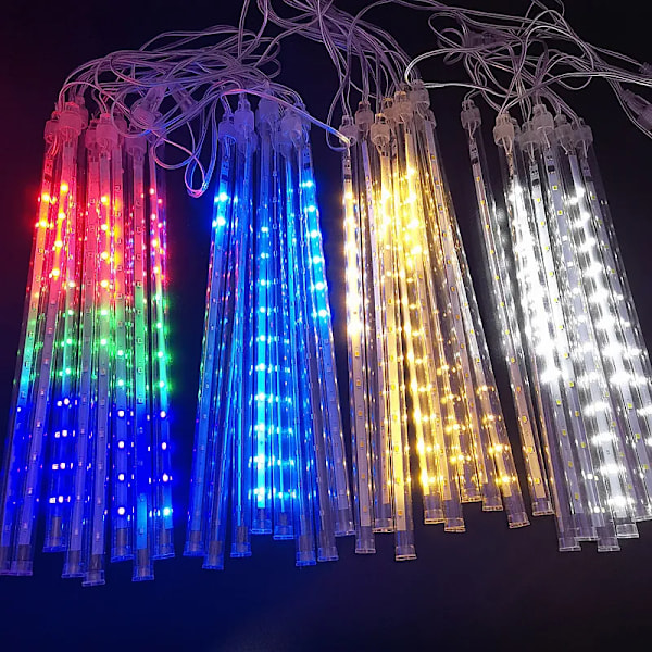 LED Meteor Dusj Regn Lys Vanntett Fallende Regndråpe Even Snor Lys til jul