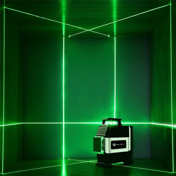 Mini 16 linjaa 4D laser taso vihreä linjat itsetasaava vaaka ja pysty tehokas vihreä säteet laser taso