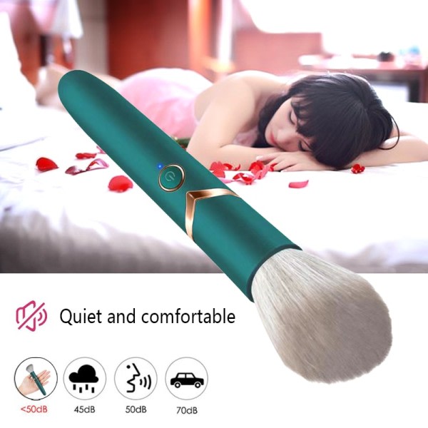 Kule Vibrator For Kvinne Sminke Børste Vibrator Klitoris Nipple Stimulator G Spot Massager Orgasme Sex Leker