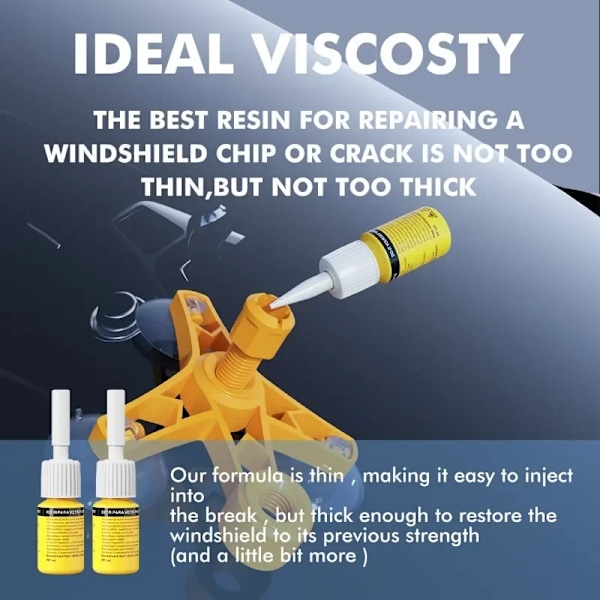 Bil Vindruta Spricka Reparationer Kit Gör-det-själv Fönster Snabb Fix Reparation Verktyg Lim för Glas Bil Glas Repa Spricka Reparation Tillbehör