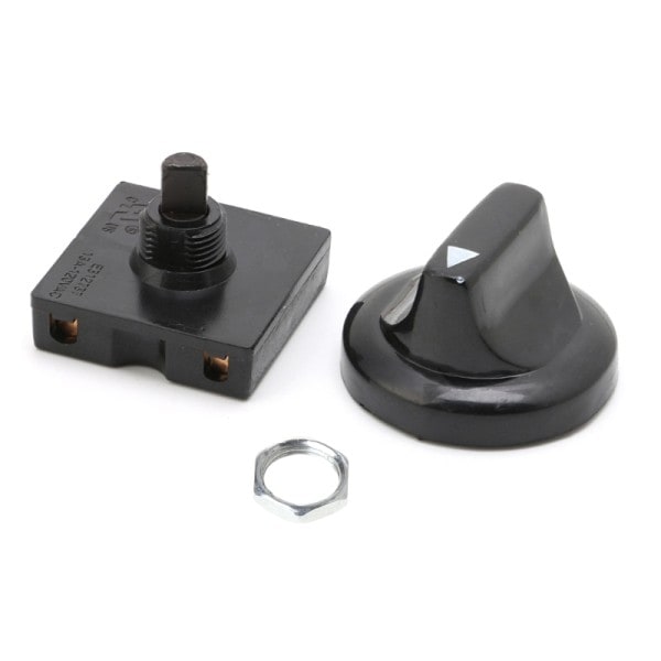 4-Position 3-Speed Fläkt Väljare Rotary Switch Governor med ratt 13AMP 120V-250V