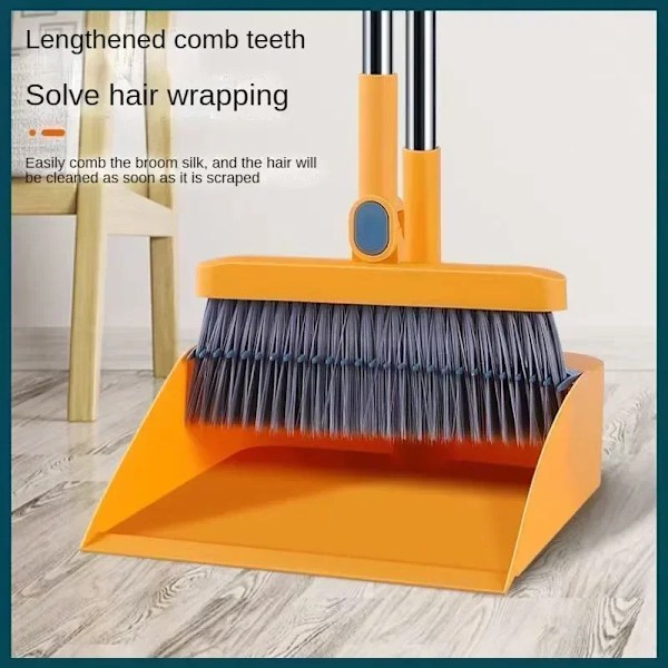 Professionell kvast Dopskanna Set Kombination Hushållsborstar Magic Folding Non Stick Hår Sotning Verktyg