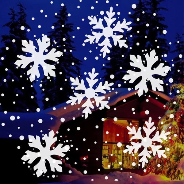Jul fest ljus snöflinga projektor ljus led scen ljus