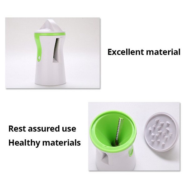 1 stk Heavy Duty Spiralizer Slicer Grønnsak Spiral Slicer Cutter Courgette Pasta Nudler Spaghetti Multifunksjonell Bruk