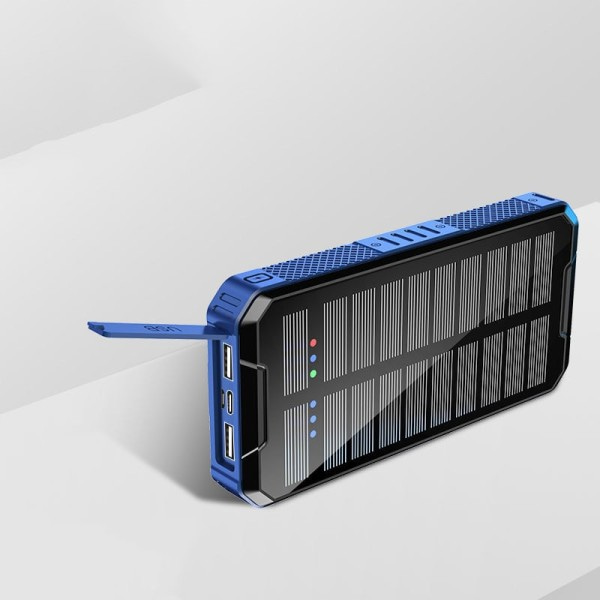 80000mAh Solar Trådlös Strömbank Hög Kapacitet Bärbar Externt Batteri med LED Ficklampa