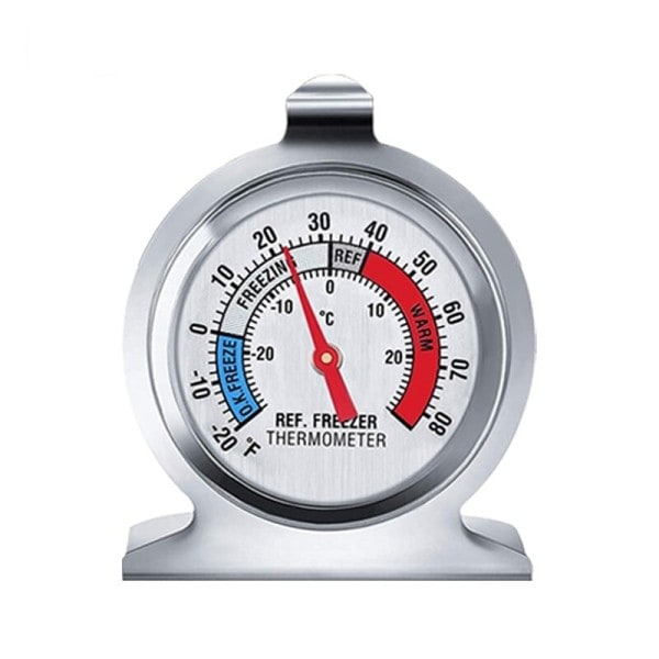 Best Nøyaktig Fryser/Oven Termometer Bbq Grill Temperatur Måler Rustfritt Stål Sikker Komfyr Termo målere