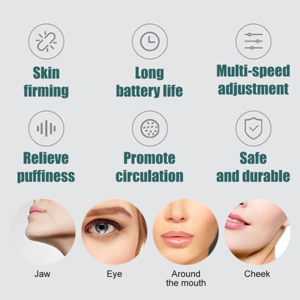 3D ansigtsbehandling rulle massage ansigtsløftning enhed hud opstrammende EMS mikro strøm stram hud massager