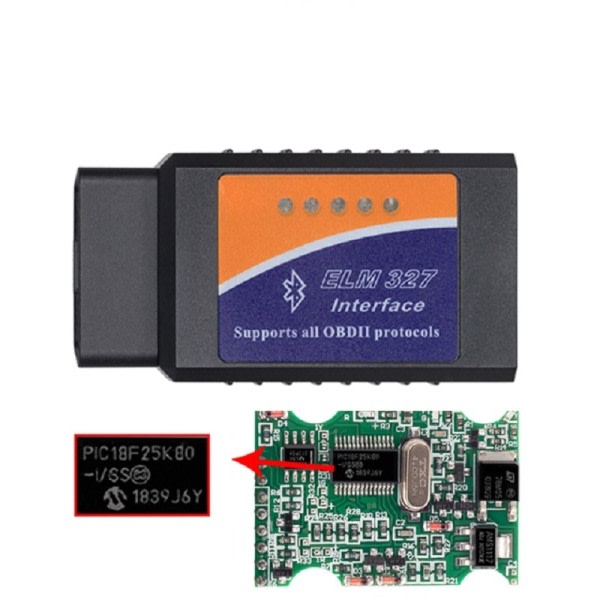 ELM327 Bluetooth V2.1 OBD2 skanner bil diagnoseverktøy