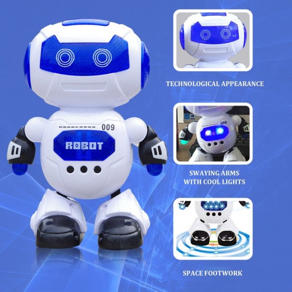 Leker for barn Dans og musikk robot action barn elektriske leker