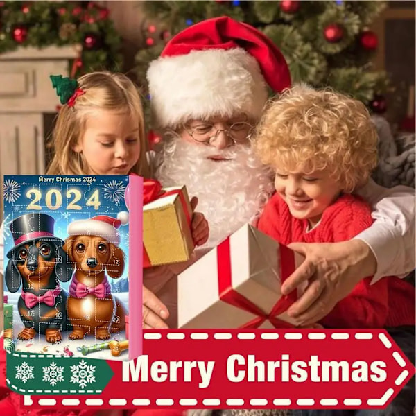 Jul Dachs Advent Kalender Hund Anheng Nedtelling Kalender