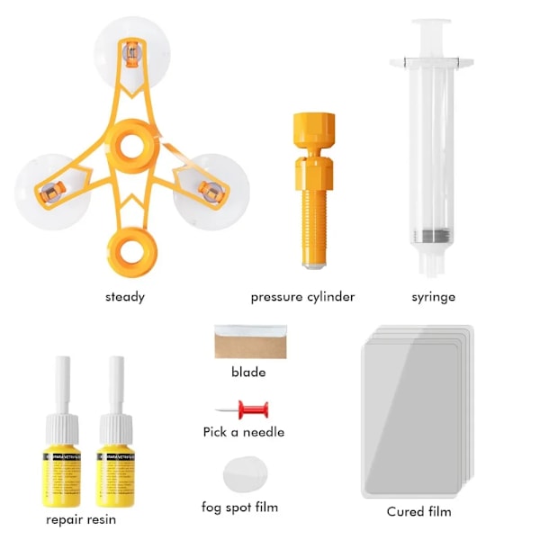 Bil Vindruta Spricka Reparationer Kit Gör-det-själv Fönster Snabb Fix Reparation Verktyg Lim för Glas Bil Glas Repa Spricka Reparation Tillbehör