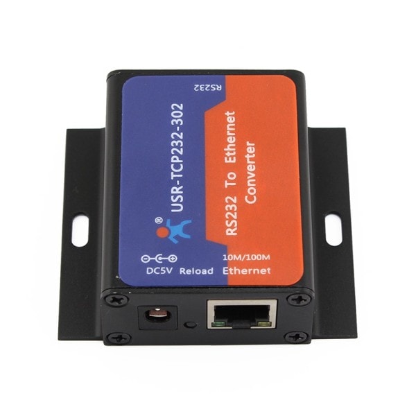 USR-TCP232-302 RS232 til TCP IP konverter Seriel til Ethernet support DNS DHCP Indbygget webage