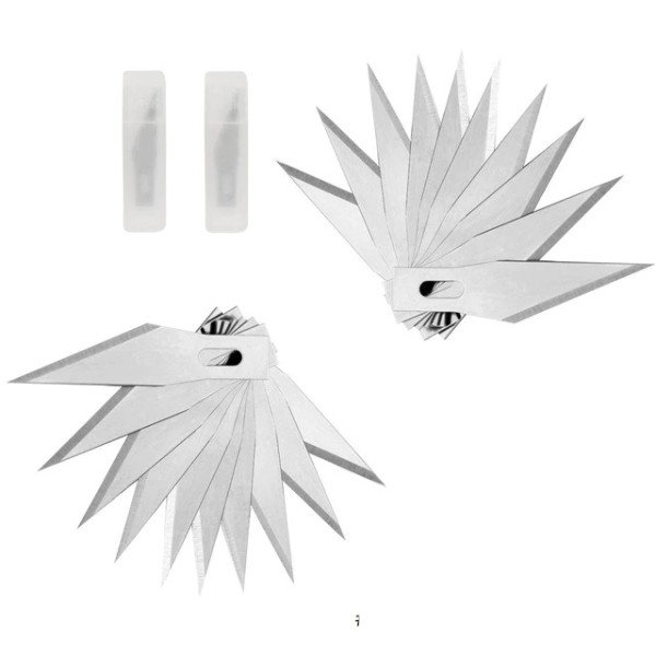 Gravering Halkfri Metal Skalpell Kniv Kit + 50/20/10/5st #11 Blad Kutter Hantverk Kniv