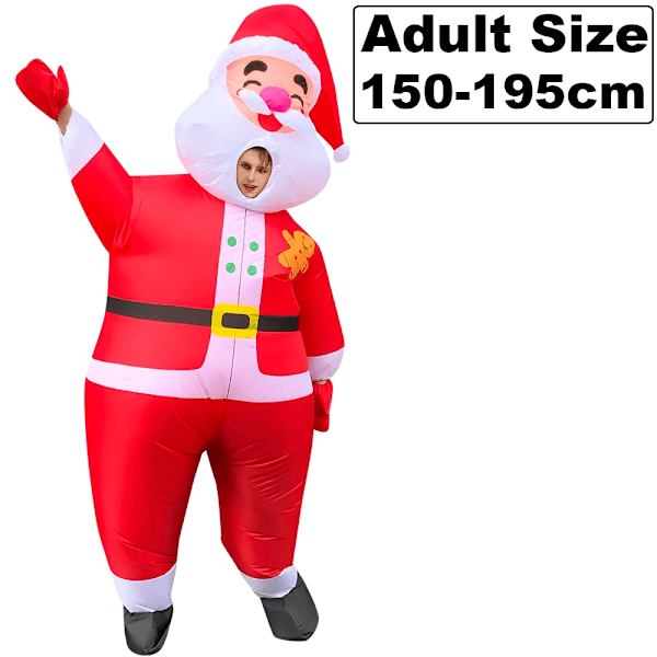 Jul træ voksen børn julemand oppustelige kostumer halloween fest maskot  Fancy rollespil