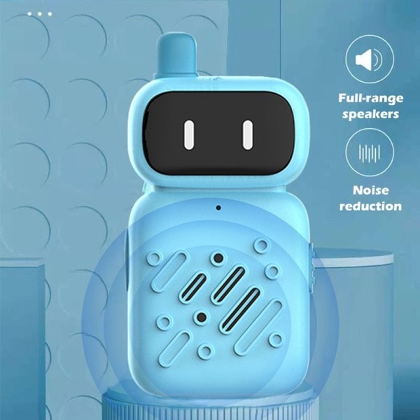 Walkie Talkie Legetøj Børn Elektrisk Interphone Sød Robot Oplader Walkie Talkie Håndholdt  Legetøj