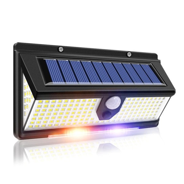 aurinko LED valo ulko puutarha sisustus 190led valot 4 työtila IP65 vedenpitävä aurinko liike anturi
