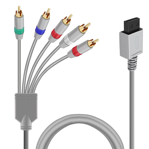 HDTV AV ääni sovitin kaapeli peli kone liitäntä kaapelit komponentti johto 5RCA pelit vaihto linja Wiille