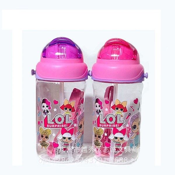 Original LOL Surprise Strop Bærbar Strå Cup Tegnefilm Anime Børn's Lols Dukker Mønster Kopper