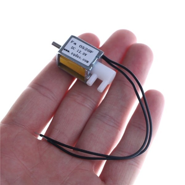12V 2-asentoinen 3-tie mikro mini sähkö solenoidi venttiili kaasu ilma pumppu