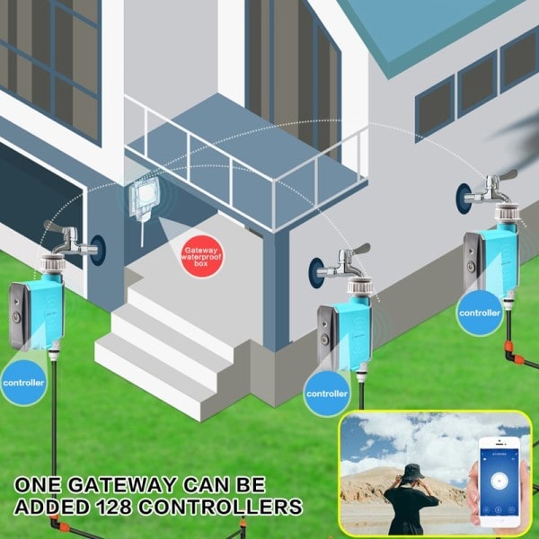 Bluetooth Have Hjem Vanding Vanding Timer WiFi Vand Timer Mobil Telefon Fjernbetjening Kontroller