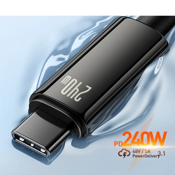 USB Type C Kabel Superopladning Hurtig Oplader Type C til Type Kabel