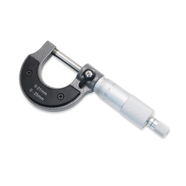Præcis måler mikrometer 0-25 mm 0,01 mm udvendig metrisk skydelære mål mikrometer værktøj