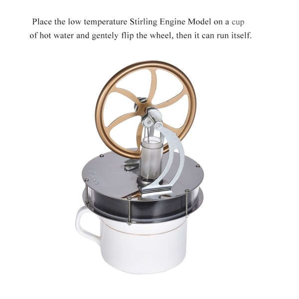 Børn Lærere Lav Temperatur Stirling Motor Motor Model Varme Damp Læring Uddannelse Værktøj