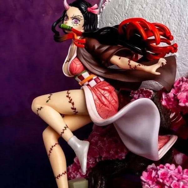 31 cm Kamado Nezuko GK Statue Voksen Dæmon Action PVC Model Samlerobjekt Børn's Legetøj
