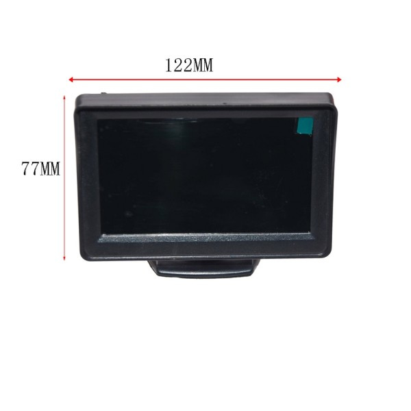 Bil Rear View Kamera Wide Degree  4,3" TFT LCD Display eller Monitor Vandproof Night Vision Reversing