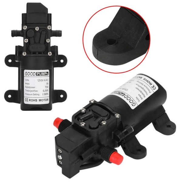 Automatisk Flöde Switch AUTO membran Vatten Pump Liten Säker Högt Tryck Självsugande Pumpar