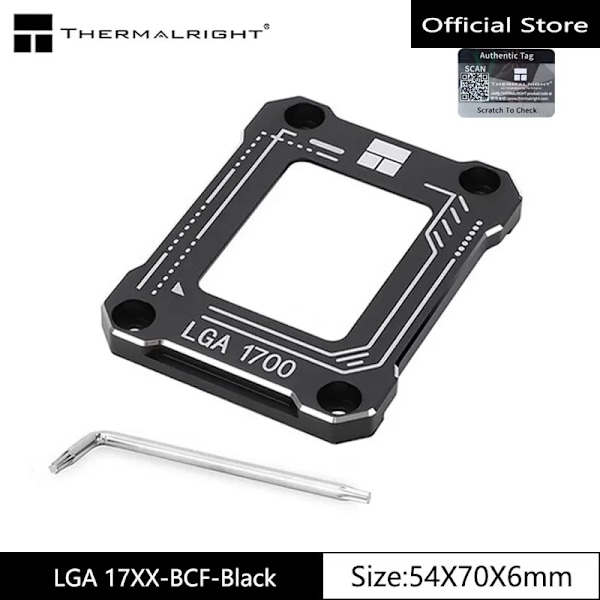 Thermalright LGA 17XX-BCF böjd korrigering fäste LGA1700 plattform CPU installation fast fäste