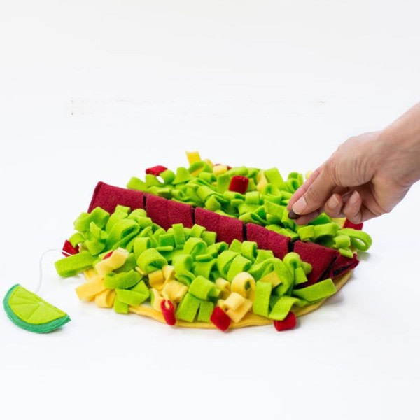 Hunde Snuffle Matte Slow Fôring Matte for oppmuntre forsøking ferdigheter Kattunge valp trening bremsing mating matte