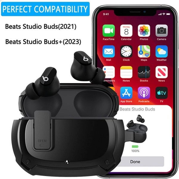 Fodral för Beat Studio Buds med nyckelring Skin Soft Silicon Protector for Beat Studio Buds