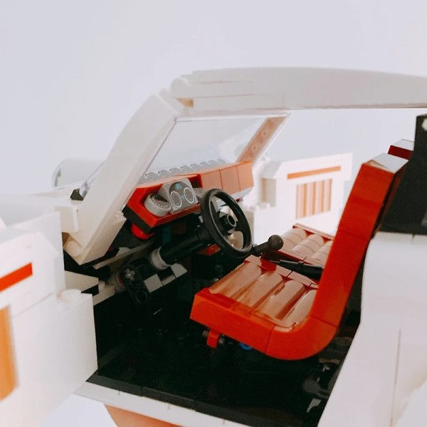 1485PCS Teknisk Porscheed 911 Retro Racing Bil High-Tech Modell Byggnadsblock