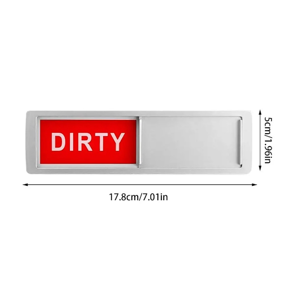Bästa kvalitet Diskmaskin Magnet Ren Smutsig Skylt Indikator Snygg Universell Kök Diskmaskin Kylskåp Magnet