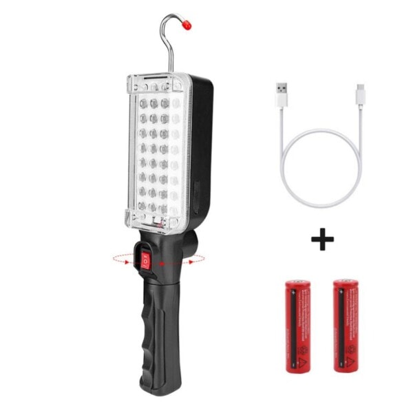 LED Work Lommelygter 360°Rotation Bil Reparation Working Lampe