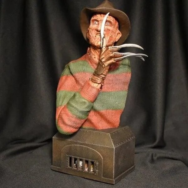 Ruby's Elm StreeT Fred Kruger Halloween Skrekk Film Killer Statue Resin Crafts