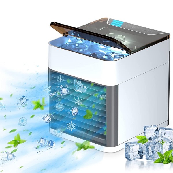 Mini Aircondition Køling Blæser Multifunktion USB Husholdnings Bærbar Air Conditioner Fugter