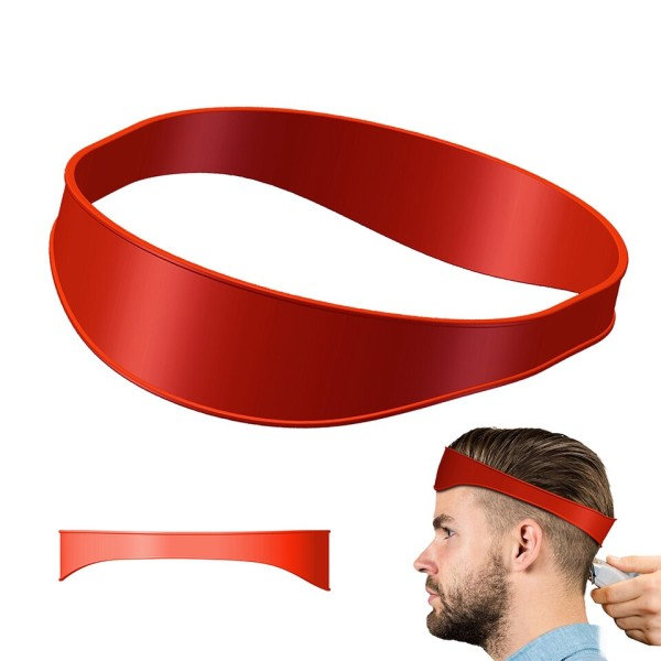 Böjd silikon halslinje frisyr band för gör-det-själv hem klippning hår hals guide pannband hår styler frisör styling verktyg