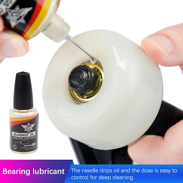 1 flaske Skateboard Lejer Smøremiddel Reparation Olie 20ml