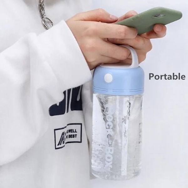 380ML Elektrisk Protein Shaker Flaska Dam Automatisk Själv Omrörning Kaffe Kopp Rese Mugg Mixning