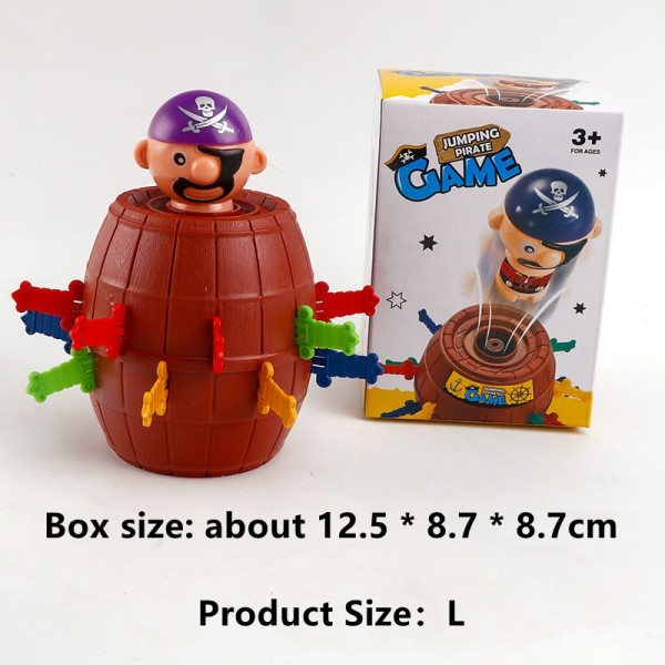 Insert Miekka tynnyri huijaus Rangaistus Pelit Pirate Bucket Setä Vanhemmat Lapsi Interaktiivinen Party Työpöytä pelit